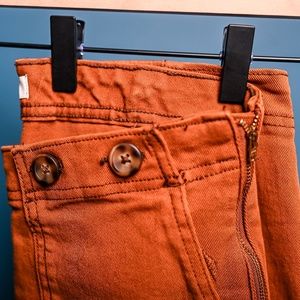 Kensie NEW Jeans size 6, Fall carpenter color Mustard Yellow/ Orange